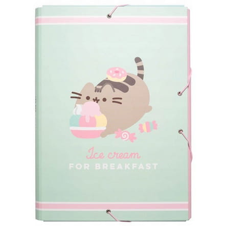 Pusheen Folder/teczka na dokumenty gruby A4 [Foodie] [CSG0081]