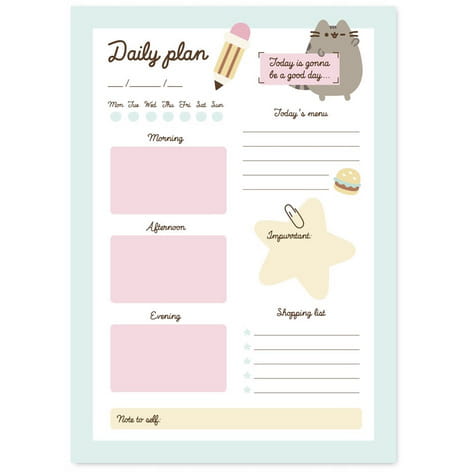 Pusheen Notes dzienny [Foodie] [BNE0023]