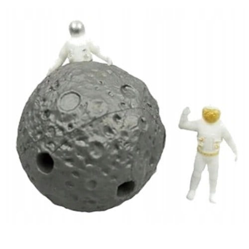 Rozciągliwy Księżyc z astronautami