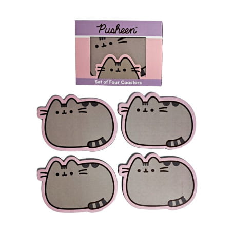 Pusheen Podkładka pod kubek 4 szt. [KP86]