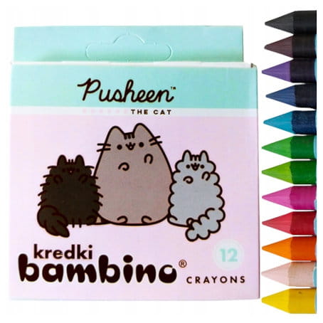 Pusheen Kredki Bambino 12 szt. [652066]