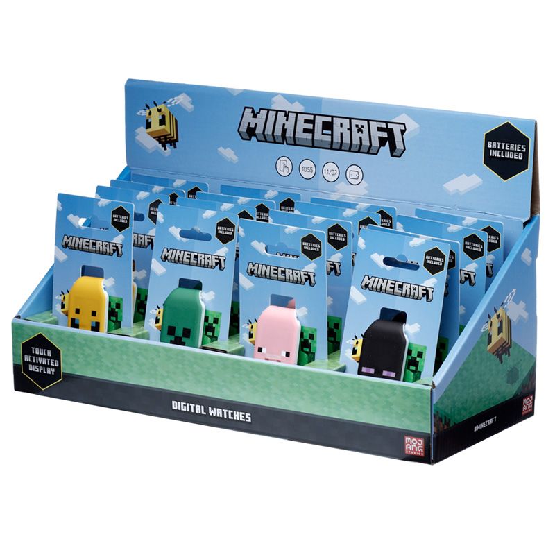 MInecraft Zegarek silikonowy 4 wzory [WATC20]