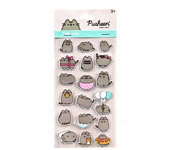 Pusheen Naklejki na blistrze [Pistacja] [PUSH0080]