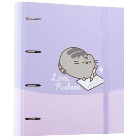 Pusheen Segregator 4-klamrowy [Violet] [CAT0144]