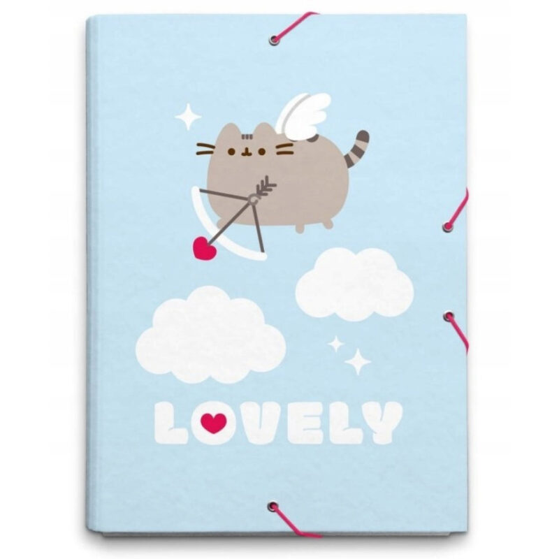 Pusheen Folder/teczka na dokumenty gruby A4 blue [CSG0132]