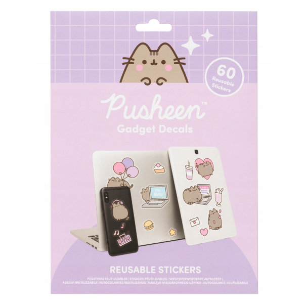Pusheen Zestaw naklejek [Violet] [GDGE039]