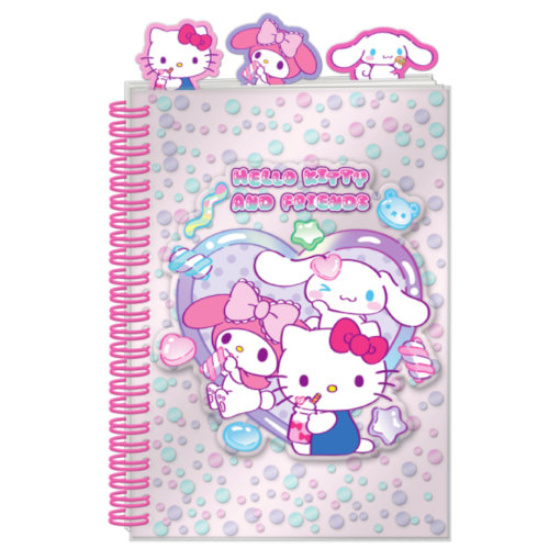 HK & Friends - Kołonotes z cekinami A5 [Sweets] [HKSW6736]