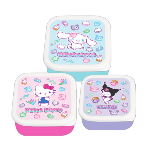 HK & Friends - Pojemniki plastikowe 3 w 1 [Sweets]