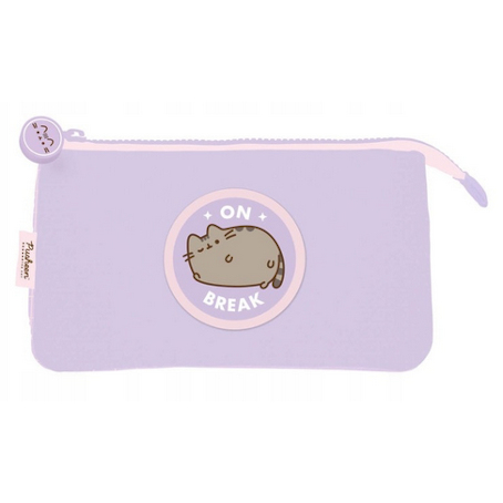 Pusheen Piórnik Trzykomorowy [Violet] [MARE0283]