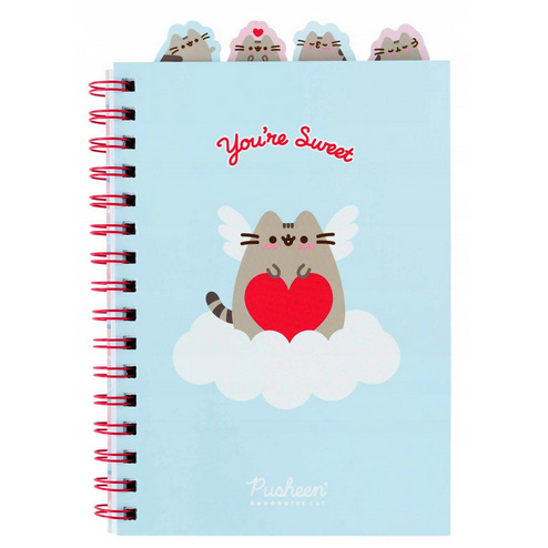 Pusheen Kołonotes ozdobny [Blue] [PNE01]