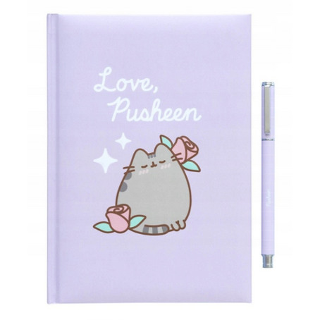 Pusheen Pamiętnik Prestige z długopisem [Violet] [SCPA5B08]