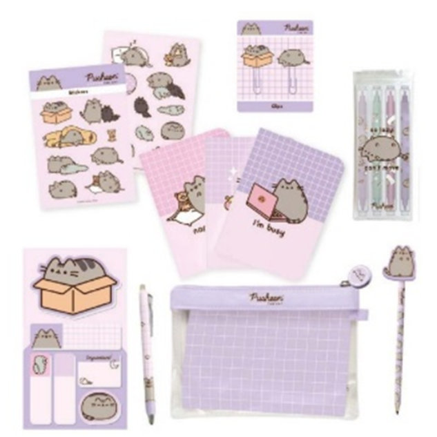Pusheen Zestaw szkolny w piórniku [Violet] [SETP006]