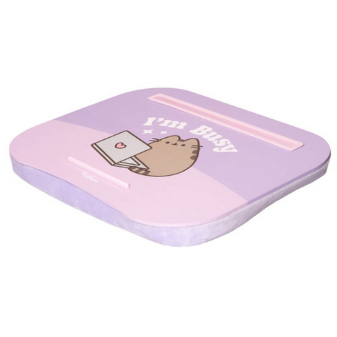 Pusheen Stojak pod laptop na miękkiej poduszce [Violet] [SOP001]
