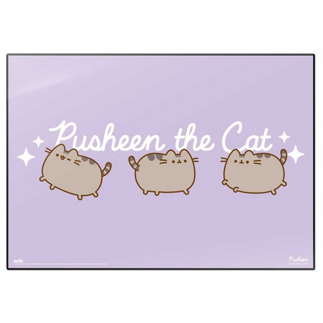 Pusheen Podkładka laminowana na biurko [Violet] [TSEH555]